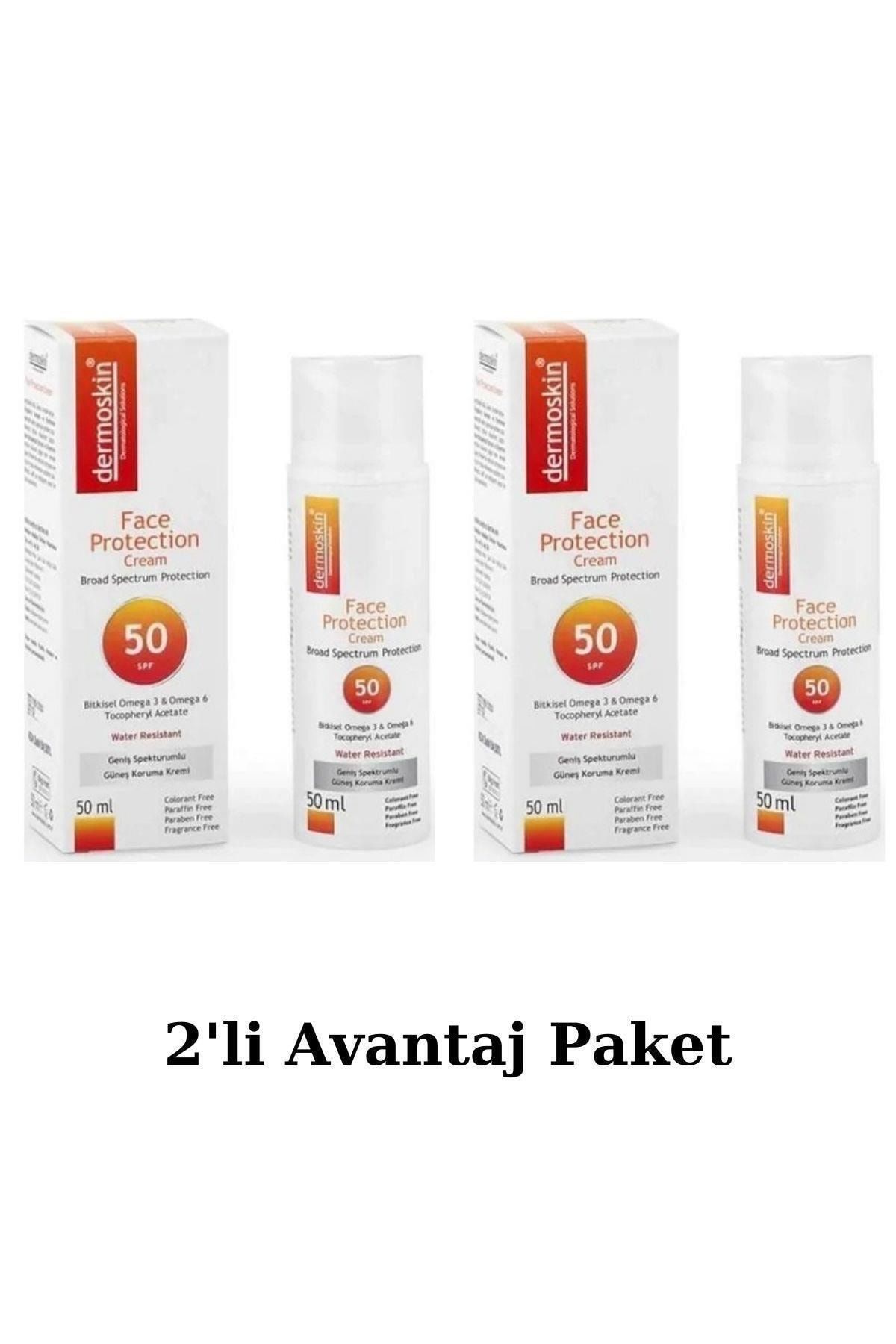 Face Protection Spf 50 Plus 50 Ml Sun Cream 2-Pack Advantage