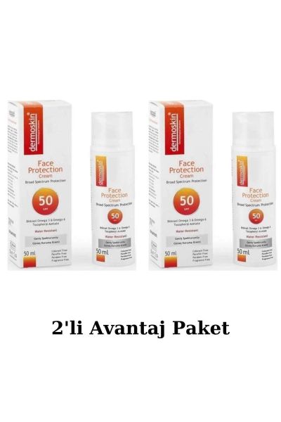 Face Protection Spf 50 Plus 50 Ml Sun Cream 2-Pack Advantage