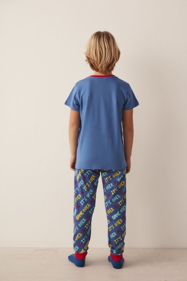 Erkek Çocuk Game Over 2li Pijama Takımı
