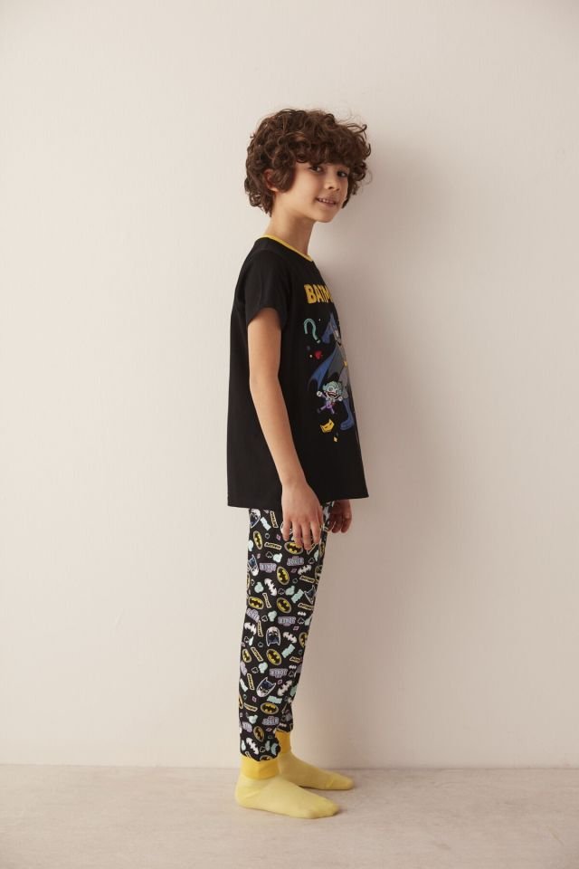 Siyah Lic Batman 2 Pack Pijama Takımı