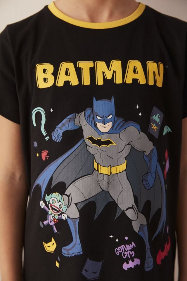 Siyah Lic Batman 2 Pack Pijama Takımı