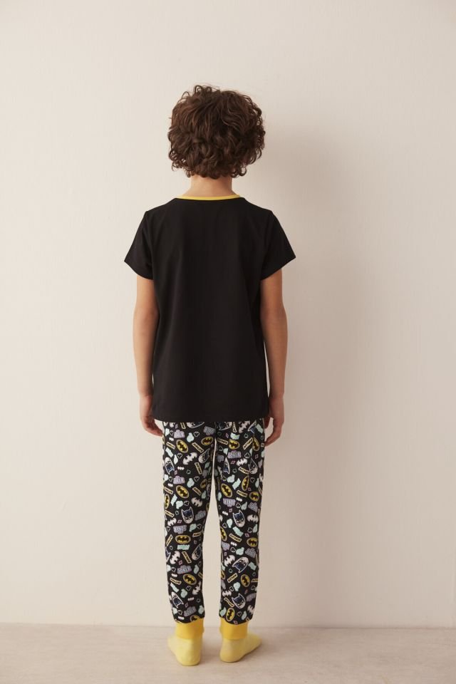 Siyah Lic Batman 2 Pack Pijama Takımı