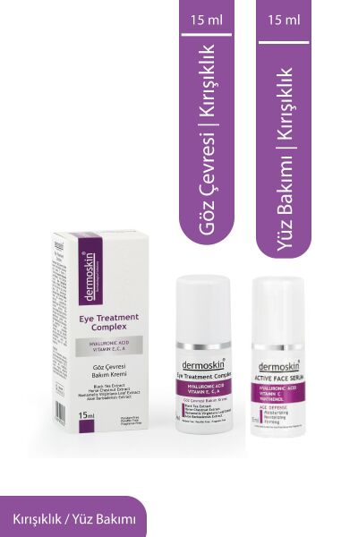 Anti-Wrinkle Active Face Serum 15 Ml + Eye Contour Care Cream 15 Ml 2-Pack Advantage