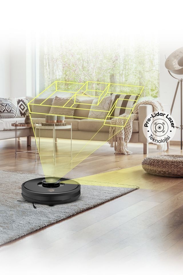 Vantuz Off-road Rs07 2 in 1 Mop And Vacuum Robot Süpürge