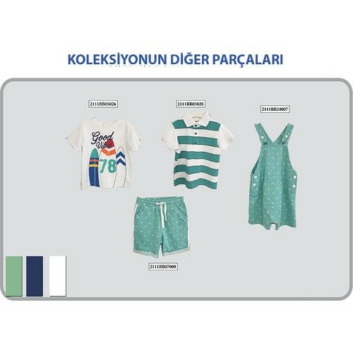 Erkek Bebek Yakalı T-Shirt