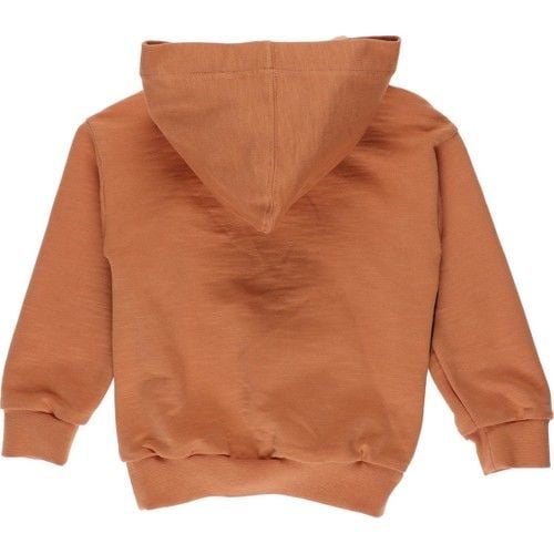 Erkek Bebek Dama Desenli Kanguru Cep Sweatshirt