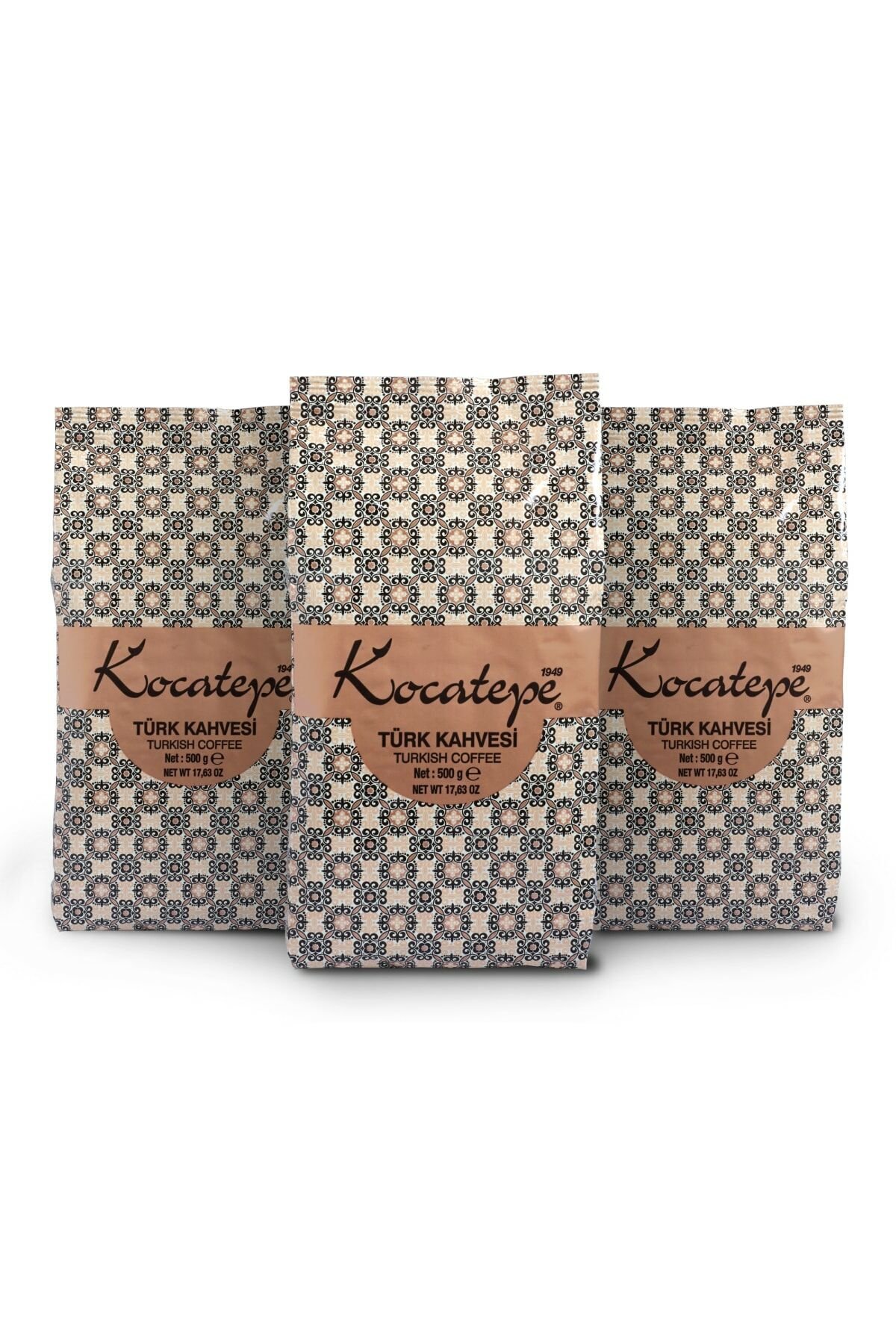 Kocatepe Turkish Coffee 500 grams Foil X 3-Pack