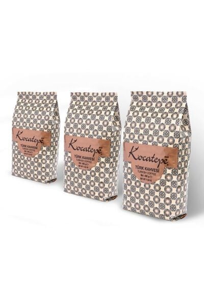 Kocatepe Turkish Coffee 500 grams Foil X 3-Pack