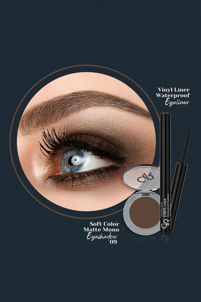 Suya Dayanıklı Siyah Eyeliner - Vinyl Liner Waterproof Glossy Black