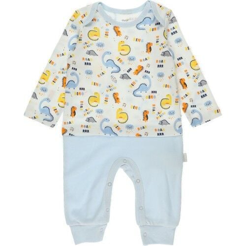 Newborn Crew Neck Short Sleeve Capri Jumpsuit
