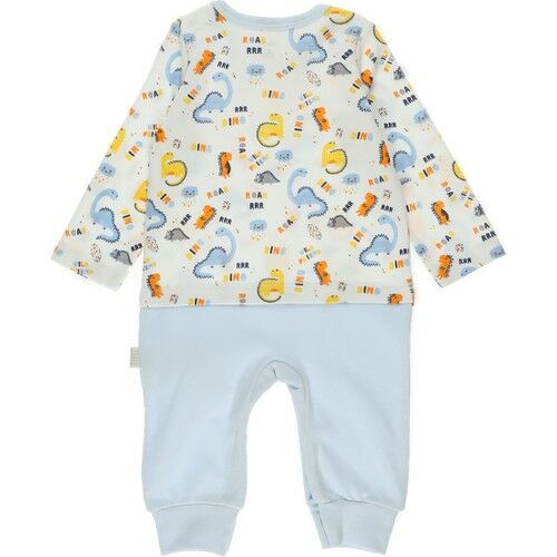 Newborn Crew Neck Short Sleeve Capri Jumpsuit