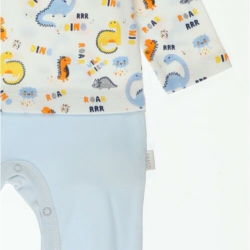 Newborn Crew Neck Short Sleeve Capri Jumpsuit