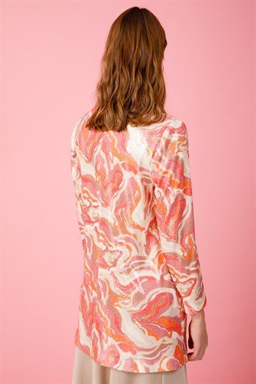Sequin Jacket ORANGE