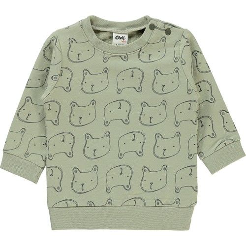 Baby Boy Sweatshirt 6-18 Months Green