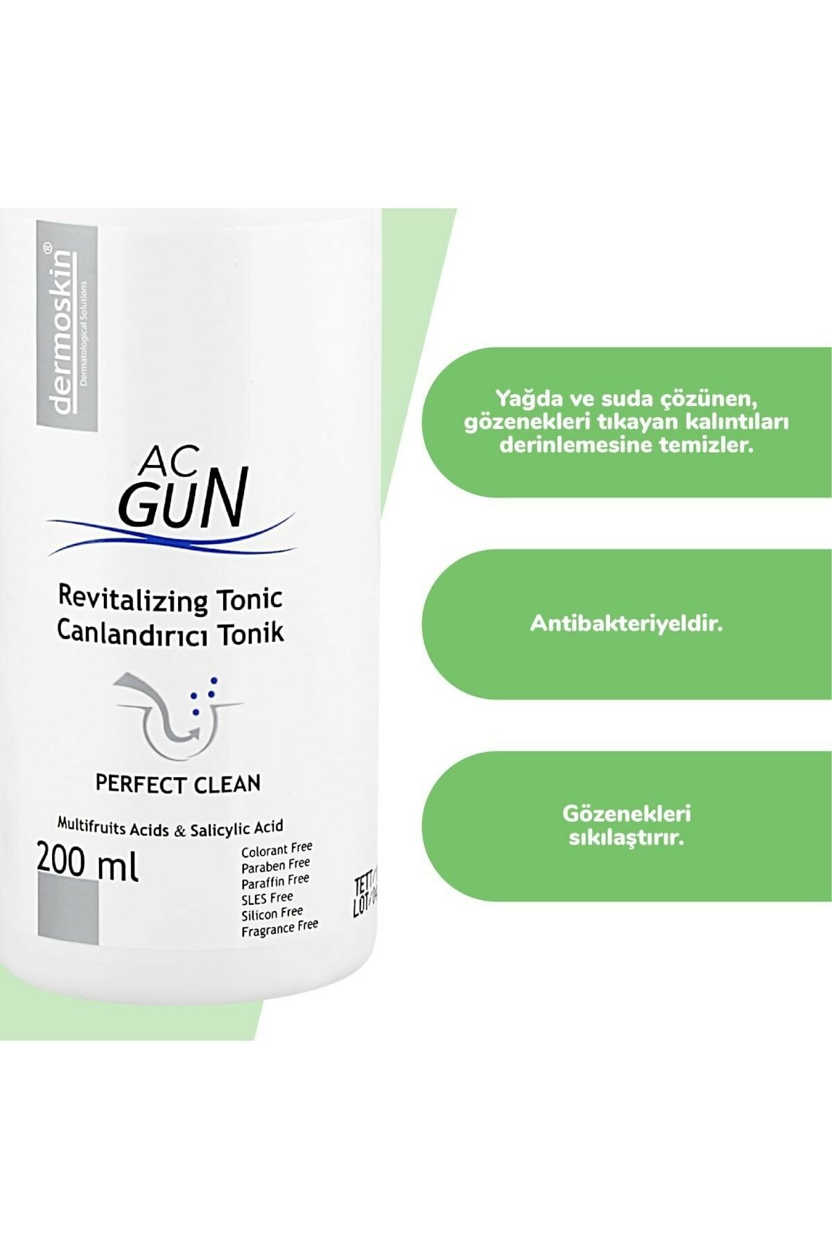 Acgun Sivilceli Ve Akneli Ciltler Için Canlandırıcı Tonik 200 Ml (08/2025)