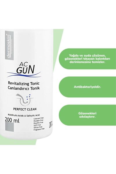 Acgun Sivilceli Ve Akneli Ciltler Için Canlandırıcı Tonik 200 Ml (08/2025)