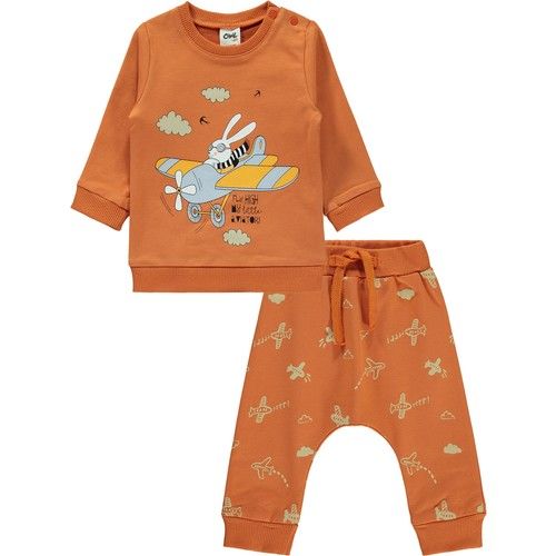 Erkek Bebek Takım 6-18 Ay Turuncu