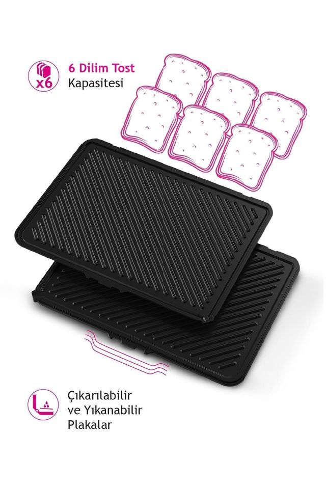 1800 W Tost Makinesi