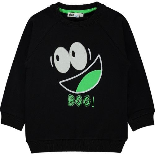 Erkek Çocuk Sweatshirt 2-5 Yaş Siyah