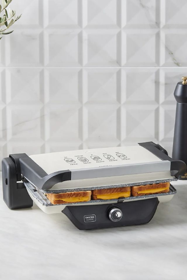 Gastro Classic Izgara Ve Tost Makinesi Krem