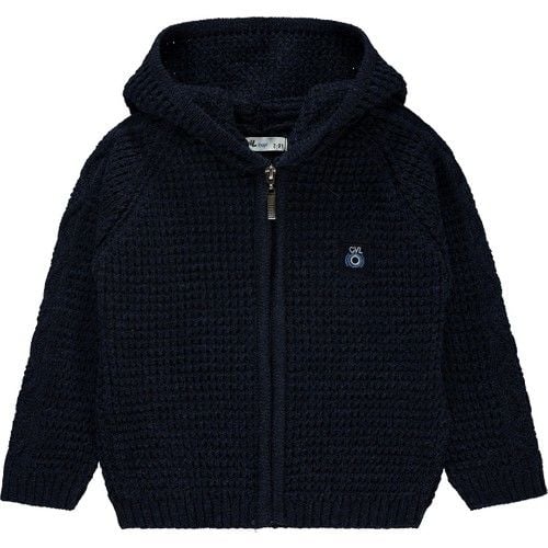 Boys Hooded Cardigan Ages 2-5 Navy Blue