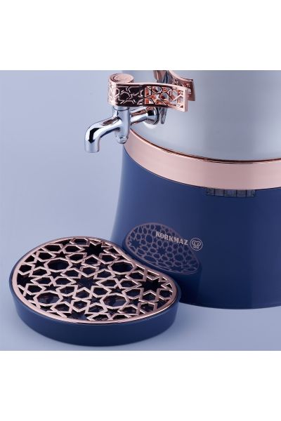 Heraldic Samovar Azura/rosegold