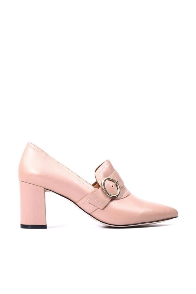 Genuine Leather Natural Women's Stiletto