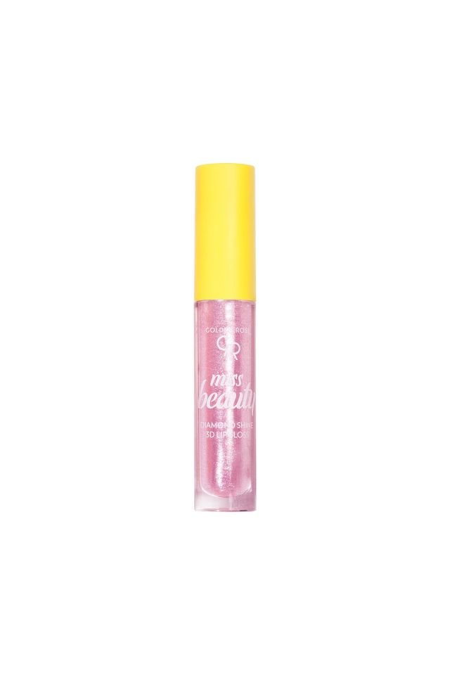 Dudak Likit Simli Ruj - Gr Miss Beauty Diamond Shine 3dlıp.no:01 pink Trıp