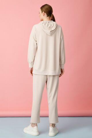 Ghisa Hooded Tunic Pants Set TAŞ