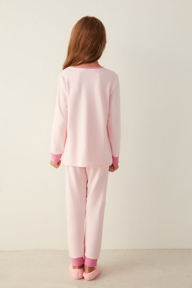 Multicolor G.hedgehog Thermal Pajamas Set
