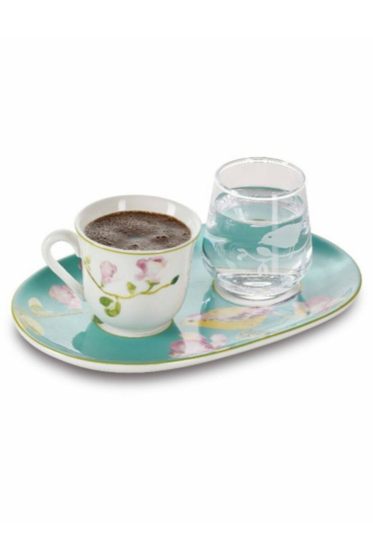 2 Takım Türk Kahvesi Fincan Ve Bardağı