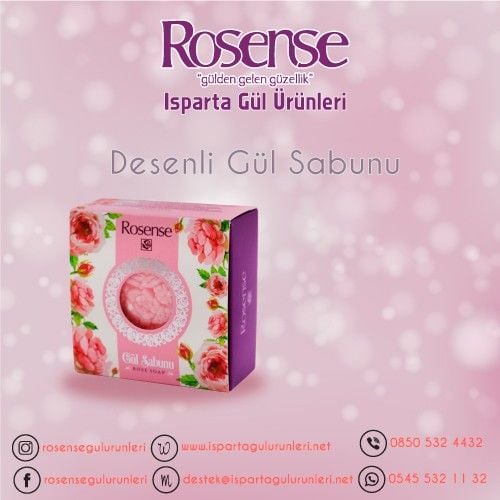 Rosense Dekoratif Gül Sabunu