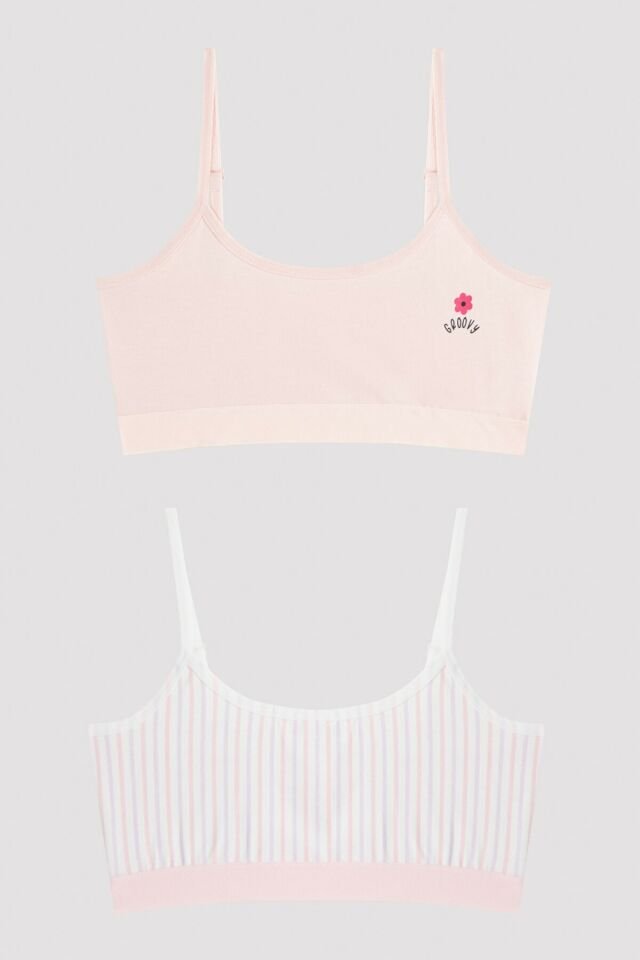 Multicolored Girl's Groovy 2 Piece Athlete