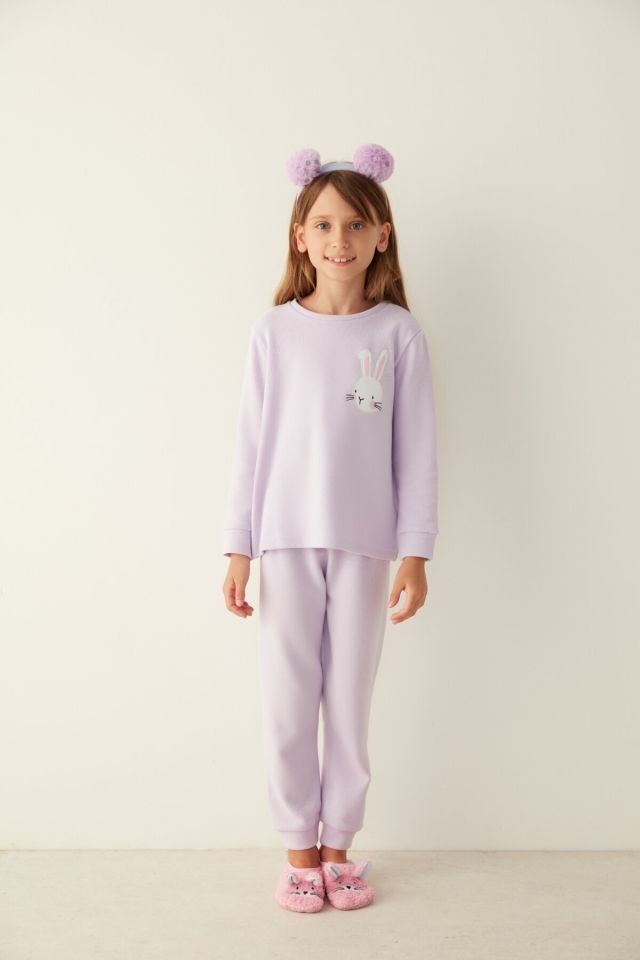 Girls Lila Pijama Takımı