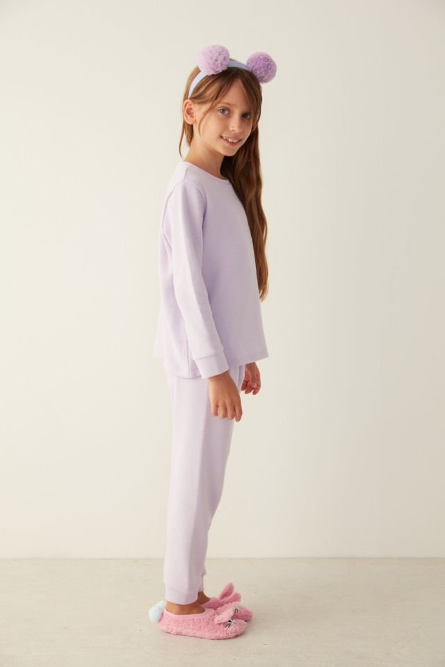 Girls Lila Pijama Takımı