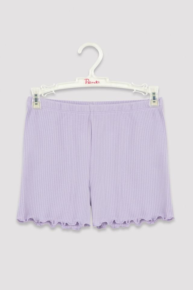 Lila Kız Çocuk Lilac Frill 2li Pijama Takımı
