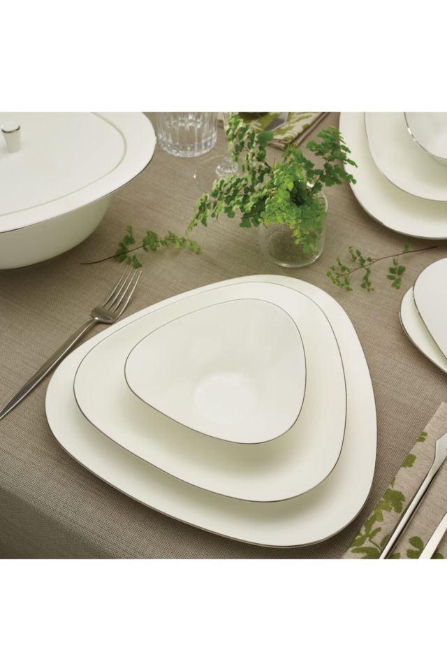 Karaca Home Fine Pearl Extra Trio Platin 62 Parça 12 Kişilik İnci Yemek Takımı