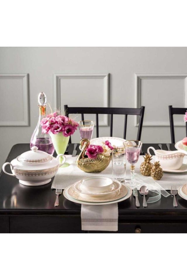 Imperial Collection 92 Pieces Round Dinnerware