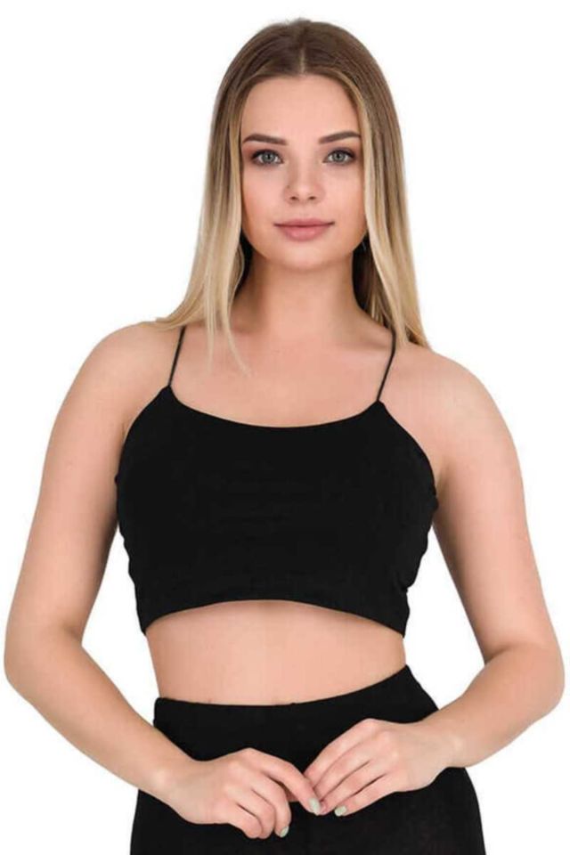 Women's Thin Strap Bustier 95% Cotton 5% Elastane