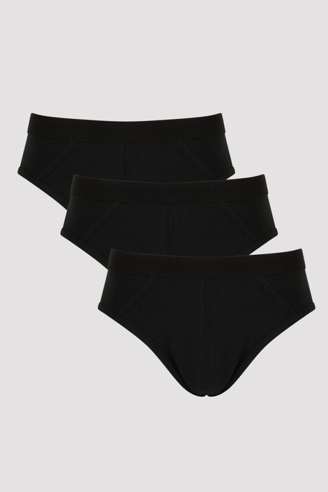 Black Basic Tape Black 3-Slip