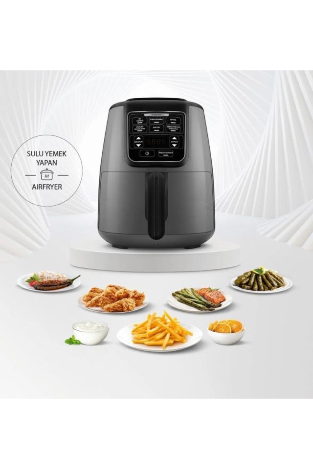 Air Pro Cook Xl 2 in 1 Airfryer Space Gray