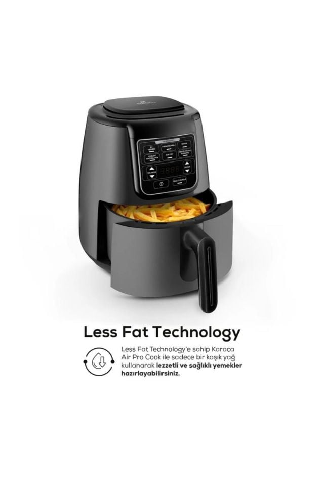 Air Pro Cook Xl 2 in 1 Airfryer Space Gray