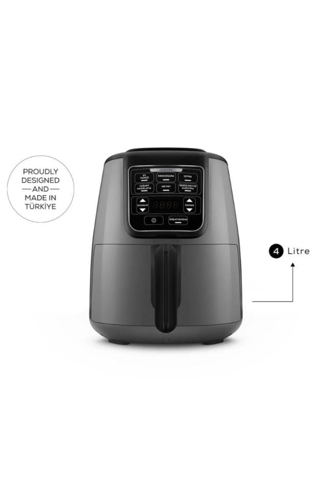 Air Pro Cook Xl 2 in 1 Airfryer Space Gray