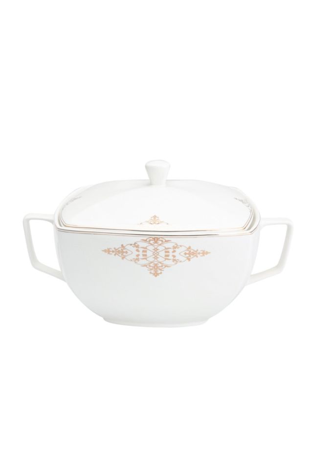 Karaca Home Melina Fine Cream 60 Parça 12 Kişilik Kare Yemek Takımı